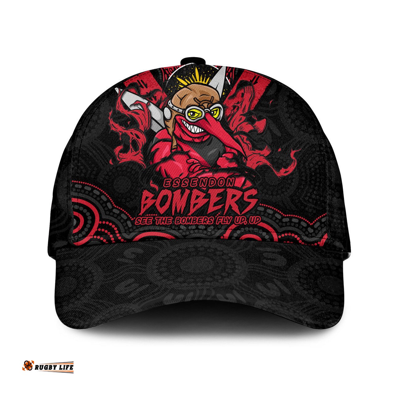 Amazing Aussie Essendon Ripped Legacy Of The Game Cap Aussie Hat