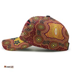 Amazing Aussie Australia NAIDOC Week Indigenous Custom Aussie Naidoc Boy With Animals In Aboriginal Inspired And Torres Strait Islander Culture Cap Aussie Hat