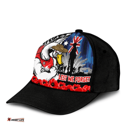 Amazing Aussie Sydney Swans Anzac Day Honor United In Spirit Cap Aussie Hat