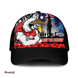 Amazing Aussie Sydney Swans Anzac Day Honor United In Spirit Cap Aussie Hat