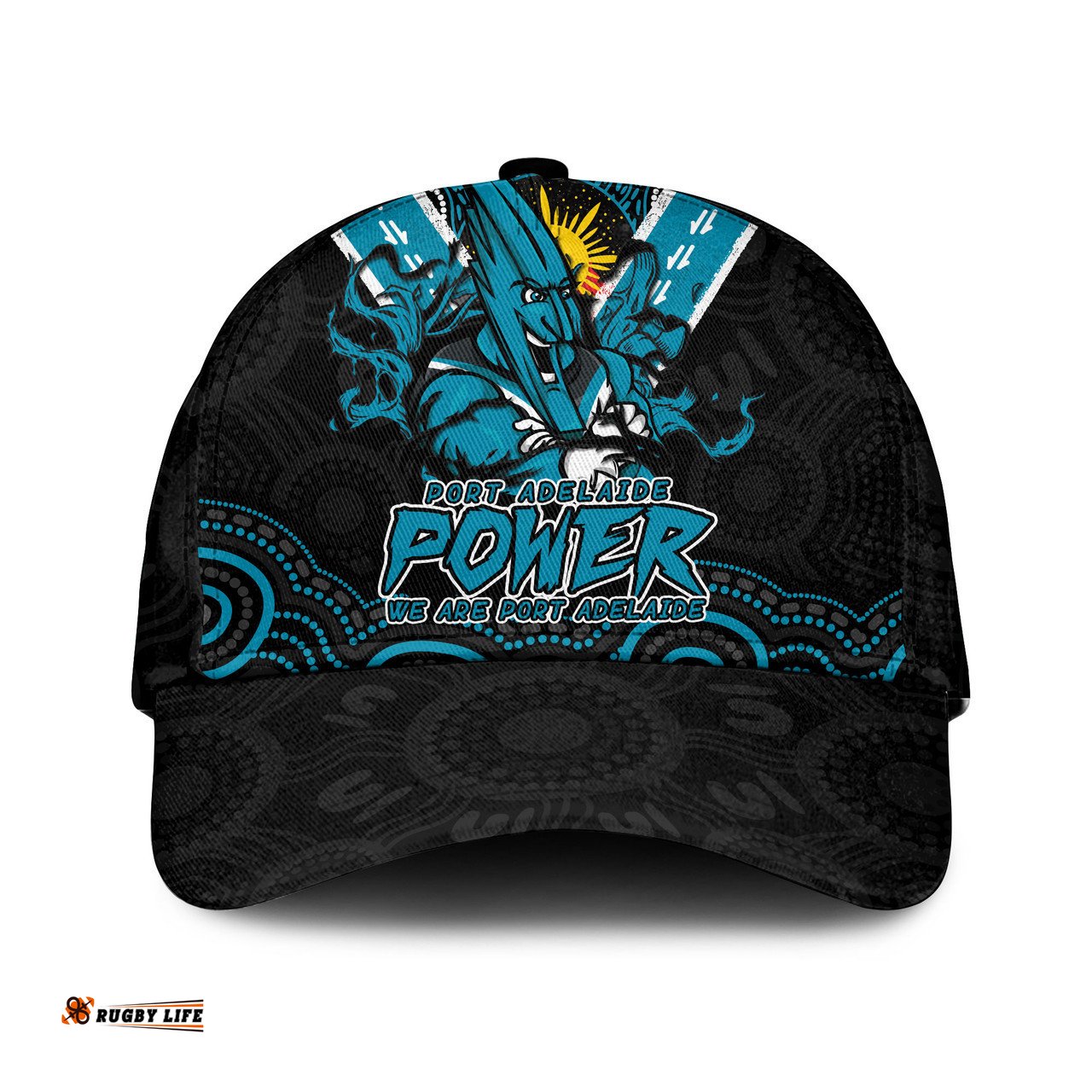 Amazing Aussie Port Adelaide Ripped Legacy Of The Game Cap Aussie Hat