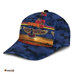 Adelaide Crows ANZAC AFL Classic Cap Poppy Vibes - Navy Blue