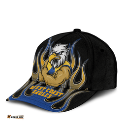Amazing Aussie West Coast Eagles Flame Fury Hellspeed Strike Cap Aussie Hat