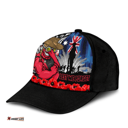 Amazing Aussie Essendon Anzac Day Honor United In Spirit Cap Aussie Hat