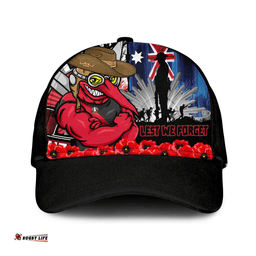 Amazing Aussie Essendon Anzac Day Honor United In Spirit Cap Aussie Hat