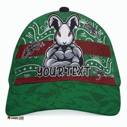 Amazing Aussie South Sydney Rabbitohs Custom Indigenous Super South Sydney Rabbitohs Cap Aussie Hat