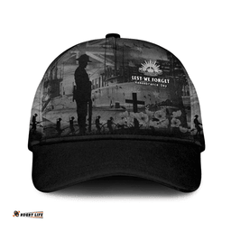 Amazing Aussie Australia Sunset Of Sacrifice And Remembrance Day Honor Black Cap Aussie Hat
