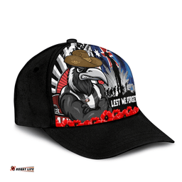 Amazing Aussie Collingwood Anzac Day Honor United In Spirit Cap Aussie Hat
