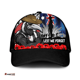 Amazing Aussie Collingwood Anzac Day Honor United In Spirit Cap Aussie Hat