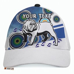 Amazing Aussie Canterbury Bankstown Bulldogs Custom Indigenous Canterbury Bankstown Bulldogs Cap Aussie Hat