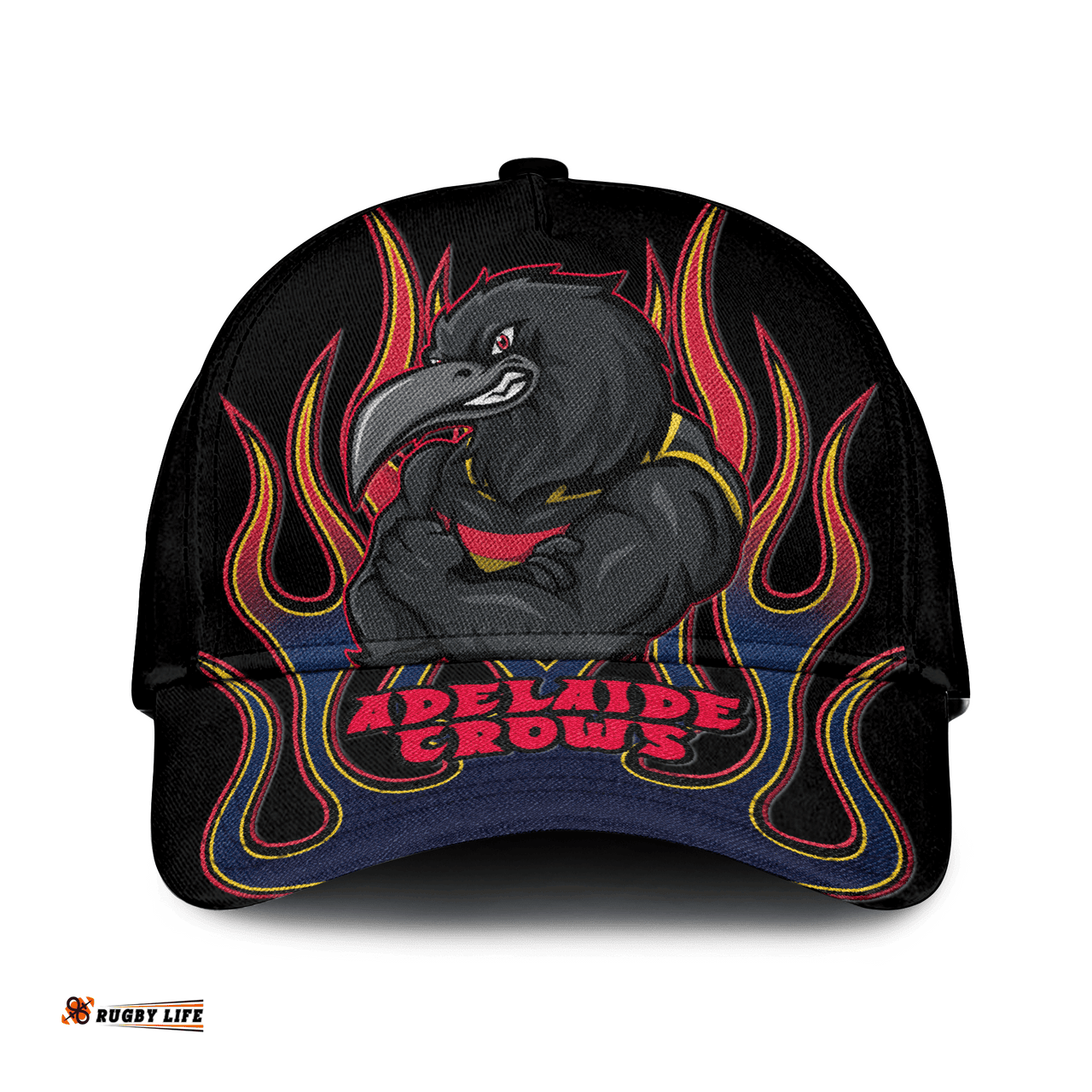 Amazing Aussie Adelaide Crows Flame Fury Hellspeed Strike Cap Aussie Hat