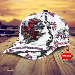 Manly Warringah Sea Eagles Nrl Classic Cap Personalized Mascot Flower