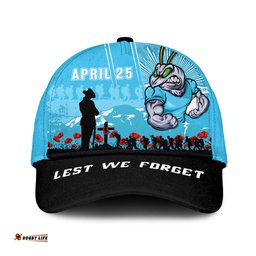 Amazing Aussie New South Wales Blues Anzac Day Lest We Forget Strong Fighting Spirit Cap Aussie Hat