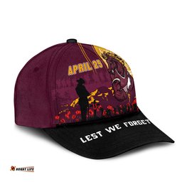 Amazing Aussie Brisbane Broncos Anzac Day Lest We Forget Strong Fighting Spirit Cap Aussie Hat