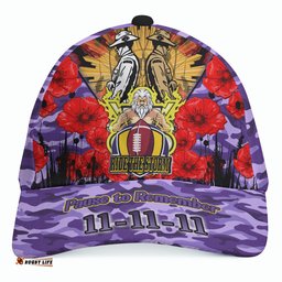 Amazing Aussie Melbourne Storm Custom Remembrance Day Pause To Remember Cap Aussie Hat