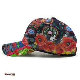 Amazing Aussie South Sydney Rabbitohs Camouflage Anzac Poppy Souths Anzac Lest We Forget Spirit Cap Aussie Hat