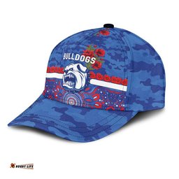 (Custom Personalised) Western Bulldogs ANZAC AFL Classic Cap Indigenous Vibes