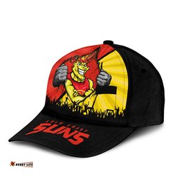 Amazing Aussie Gold Coast SUNS Breaking Through Fan Design Cap Aussie Hat