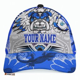 Amazing Aussie Canterbury Bankstown Bulldogs Custom Indigenous Super Doggies Scratch Style Cap Aussie Hat