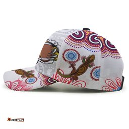 Amazing Aussie Manly Warringah Sea Eagles Indigenous Super Manly Warringah Sea Eagles Scratch Style Cap Aussie Hat