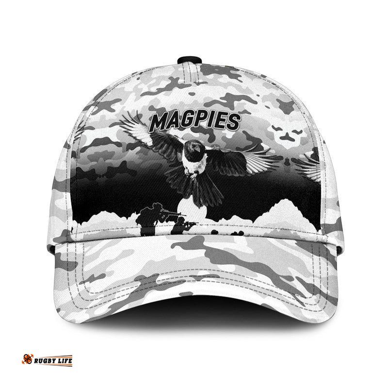 Collingwood Magpies ANZAC AFL Classic Cap Simple Style