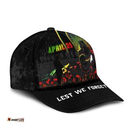 Amazing Aussie Penrith Panthers Anzac Day Lest We Forget Strong Fighting Spirit Cap Aussie Hat