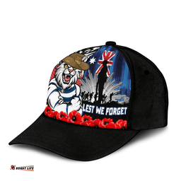 Amazing Aussie Geelong Cats Anzac Day Honor United In Spirit Cap Aussie Hat