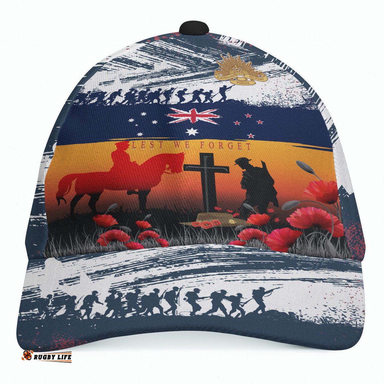 Amazing Aussie Australian and New Zealand Army Corps Anzac Day For The Fallen, Lest We Forget Cap Aussie Hat