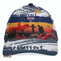 Amazing Aussie Australian and New Zealand Army Corps Anzac Day For The Fallen, Lest We Forget Cap Aussie Hat