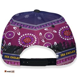Amazing Aussie Australia Sea Eagles Christmas Australia Sea Eagles Ugly Christmas And Aboriginal Patterns Cap Aussie Hat