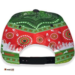 Amazing Aussie South Sydney Rabbitohss Christmas South Sydney Rabbitohs Ugly Christmas And Aboriginal Patterns Cap Aussie Hat