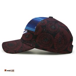 Amazing Aussie Australia Anzac Day Poppy Flowers With Australia Flag Cap Aussie Hat