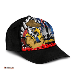 Amazing Aussie West Coast Eagles Anzac Day Honor United In Spirit Cap Aussie Hat