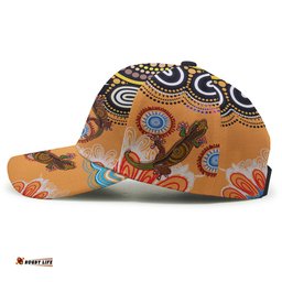 Amazing Aussie Wilcannia Naidoc Week Timeline With Aboriginal Inspired Dot Art Painting And Aussie Gecko Cap Aussie Hat
