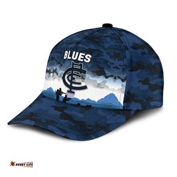 Carlton Blues ANZAC AFL Classic Cap Simple Style