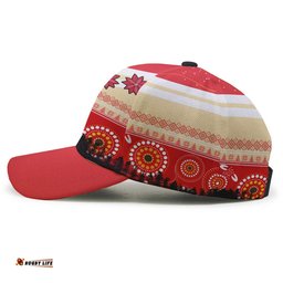 Amazing Aussie Redcliffe Dolphins Christmas Redcliffe Dolphins Ugly Christmas And Aboriginal Patterns Cap Aussie Hat