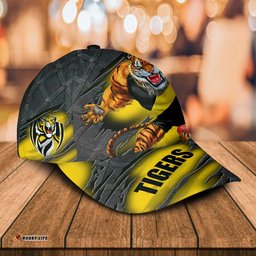 AFL Richmond Tigers 3D Mascost Classic Cap Custom name