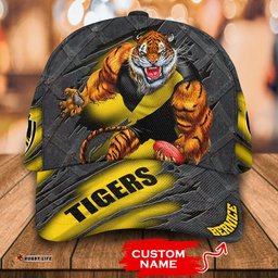 AFL Richmond Tigers 3D Mascost Classic Cap Custom name