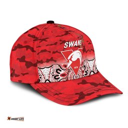 (Custom Personalised) Sydney Swans ANZAC AFL Classic Cap Indigenous Vibes