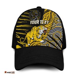 (Custom Personalised) Richmond Football Classic Cap Aboriginal Go The Tigers Premiers Ver.02