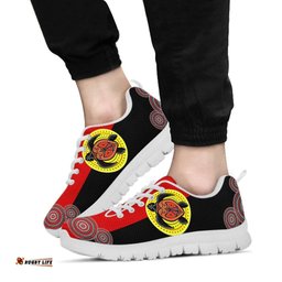 Aboriginal Turtle Patterns Circle Dot Painting Sneakers