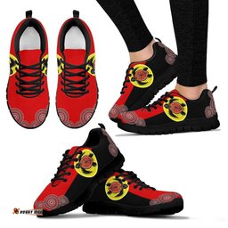 Aboriginal Turtle Patterns Circle Dot Painting Sneakers