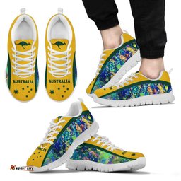 Opal Kangaroo Symbol Color Art Unisex Sneakers