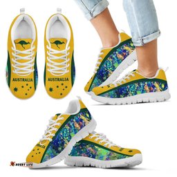 Opal Kangaroo Symbol Color Art Unisex Sneakers