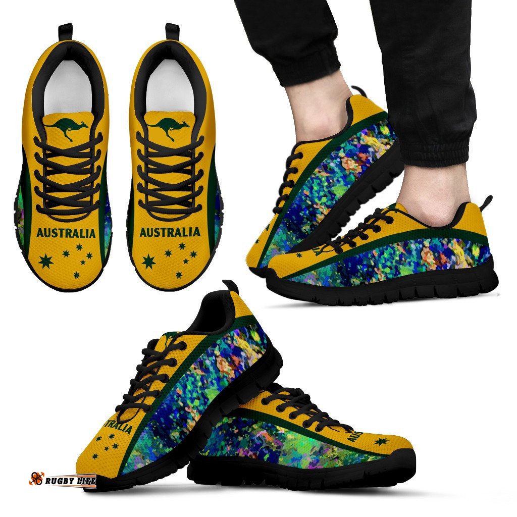 Opal Kangaroo Symbol Color Art Unisex Sneakers