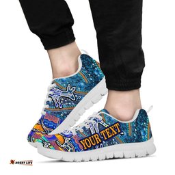 Custom text Kangaroo Dreaming Sneakers