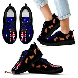 Aboriginal Aus Flag Indigenous Pattern Sneakers