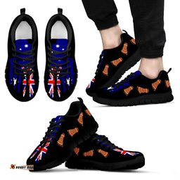 Aboriginal Aus Flag Indigenous Pattern Sneakers