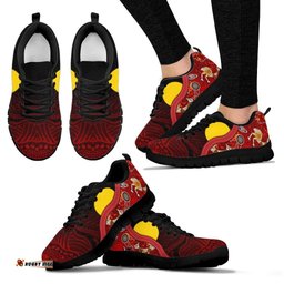 Aboriginal Red Indigenous Flag Sneakers