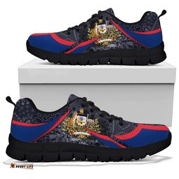 Aboriginal Australian Coat Of Arms Aussie Spirit Sneakers